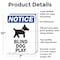 Signmission Blind Dog At Play, 7 in W x Rectangle, Aluminum OS-2PACK-NS-A-710-V-10367 - alternate 2